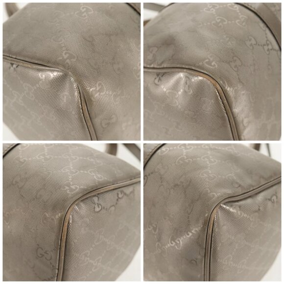 GUCCI GG Implementation Boston Bag PVC 2way Silver - Picture 16 of 16